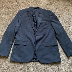H&M Dark Grey Slim Fit Suit Blazer